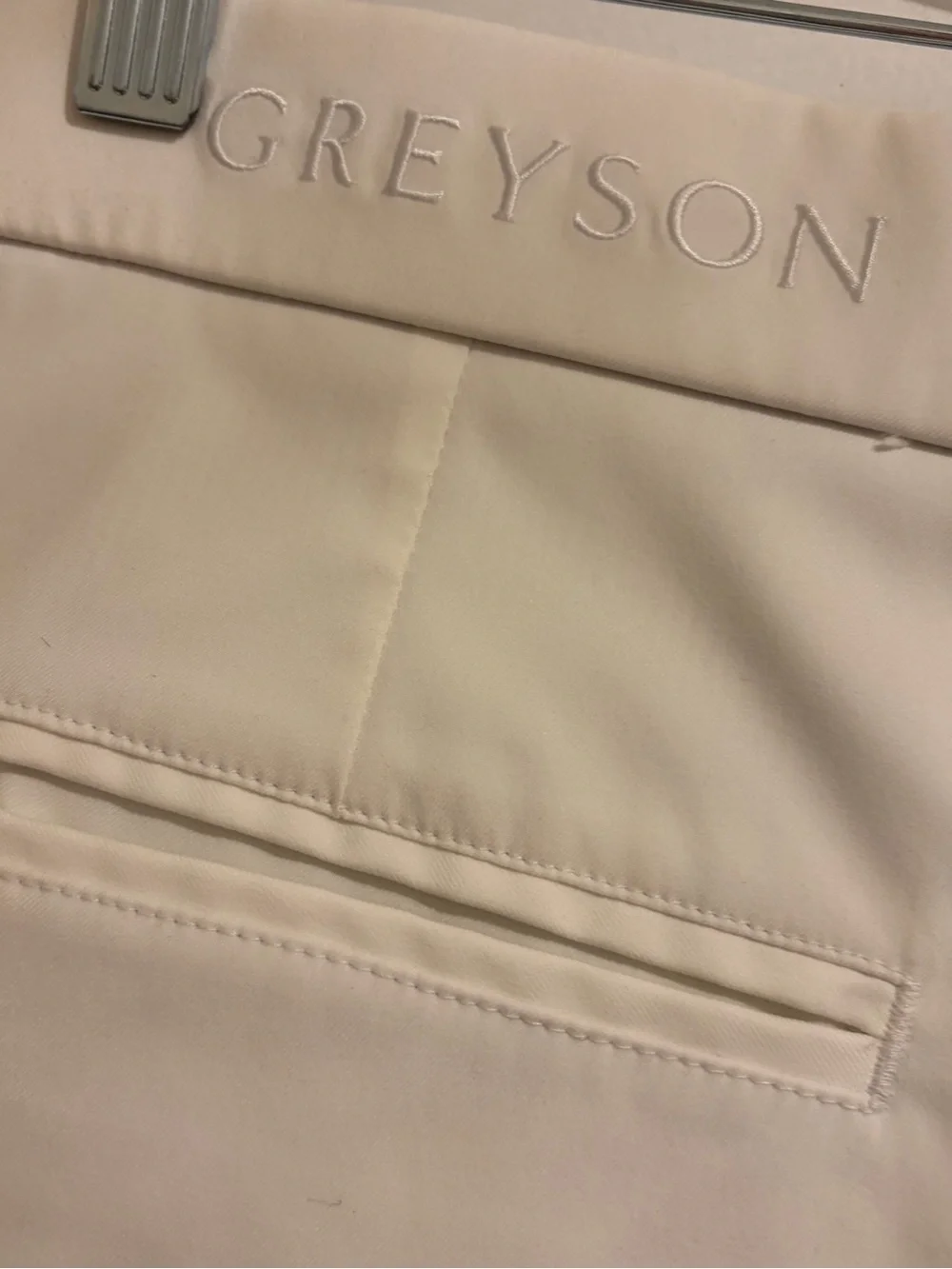 Greyson Cream Flat-Front Men's Shorts